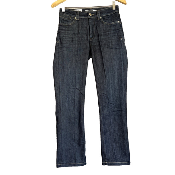 Sportmax Code Jeans Women's 26 Blue Dark Wash Perfect Fit Straight Leg Stretch - Picture 1 of 14